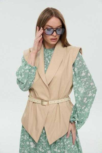 Жилет NikVa 1027-5 крем-брюле - фото 5