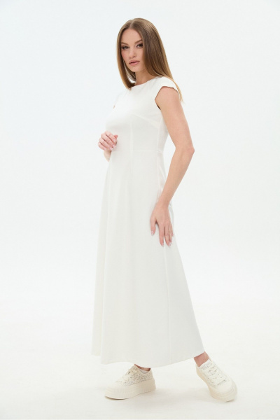 Платье NikVa 1034-1 молоко - фото 6