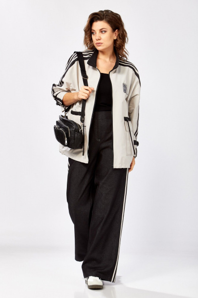 Брюки, куртка Lady Secret 25228 платиновый-черный - фото 4