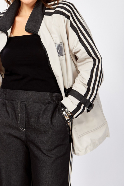 Брюки, куртка Lady Secret 25228 платиновый-черный - фото 6