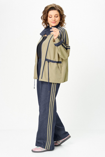 Брюки, ветровка Lady Secret 26232 хаки-синий - фото 10