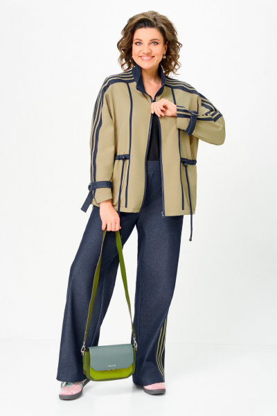 Брюки, ветровка Lady Secret 26232 хаки-синий - фото 9