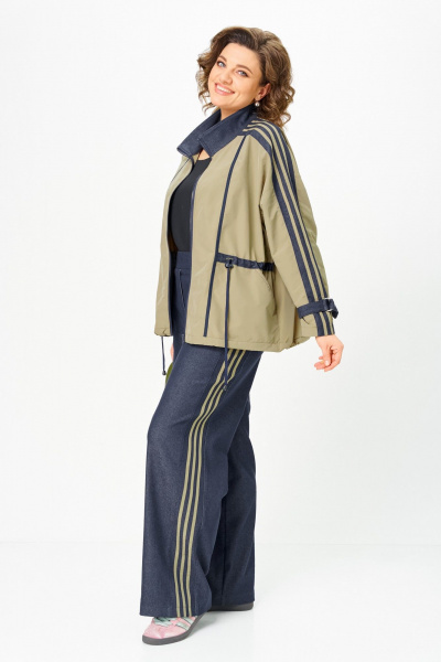 Брюки, ветровка Lady Secret 26232 хаки-синий - фото 8