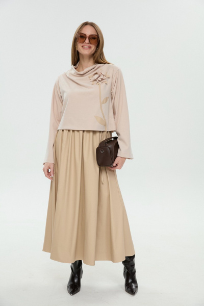 Платье NikVa 924-13 капучино - фото 6