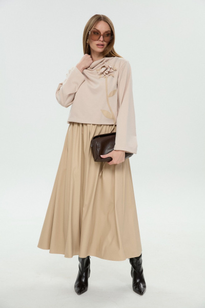 Платье NikVa 924-13 капучино - фото 3