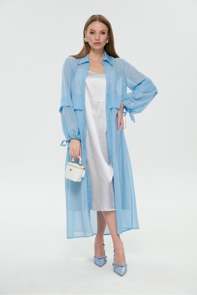 Кардиган NikVa 944-10 голубой - фото 10