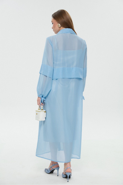 Кардиган NikVa 944-10 голубой - фото 2