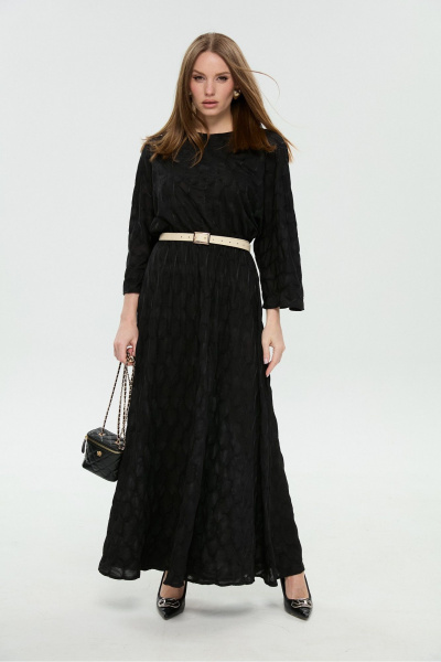 Платье NikVa 963-2 чёрный - фото 9