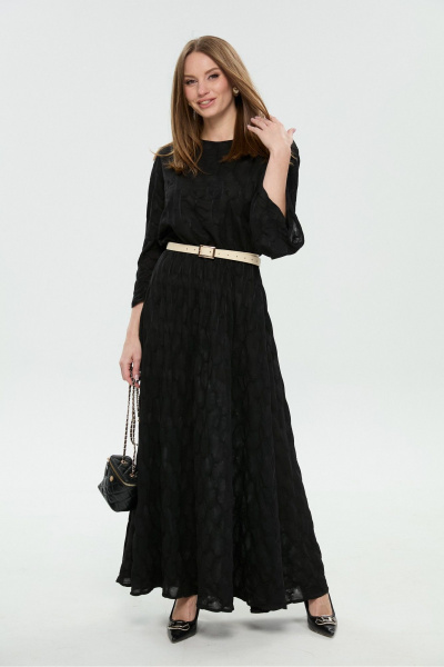 Платье NikVa 963-2 чёрный - фото 8