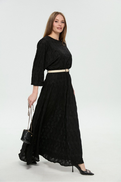 Платье NikVa 963-2 чёрный - фото 6