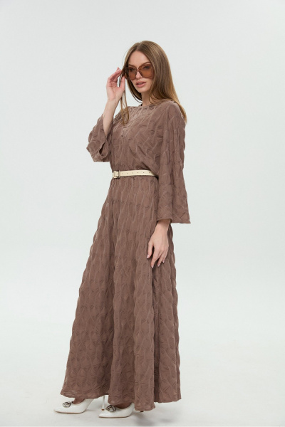 Платье NikVa 963-3 капучино - фото 10
