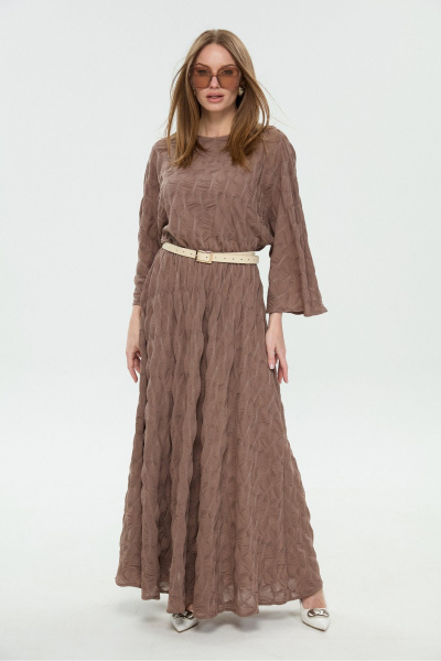 Платье NikVa 963-3 капучино - фото 7