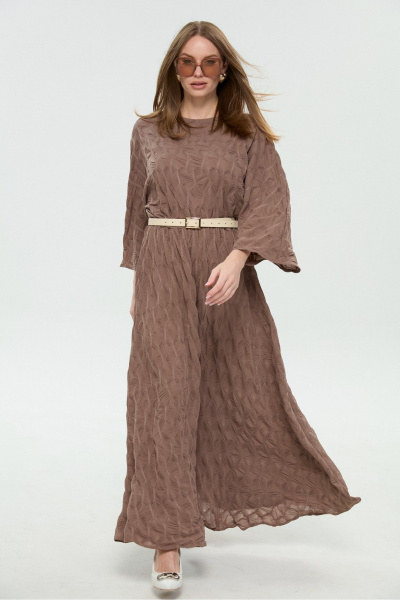 Платье NikVa 963-3 капучино - фото 6