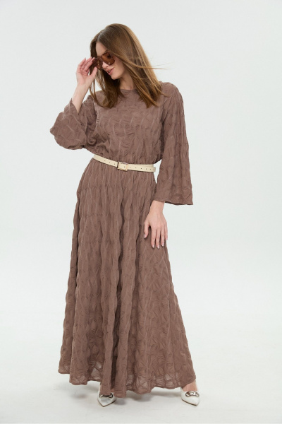 Платье NikVa 963-3 капучино - фото 5