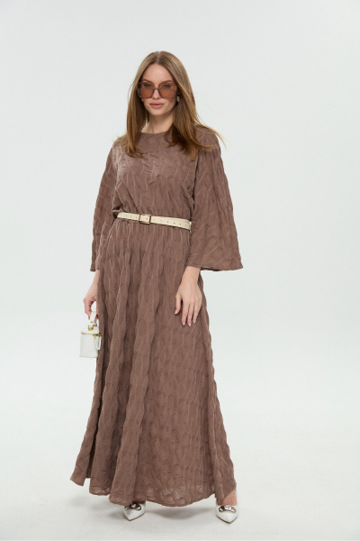 Платье NikVa 963-3 капучино - фото 3