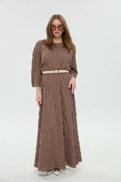 Платье NikVa 963-3 капучино - фото 1