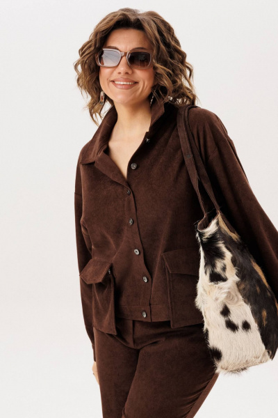 Жакет Anelli 1528.2 макадамия - фото 8