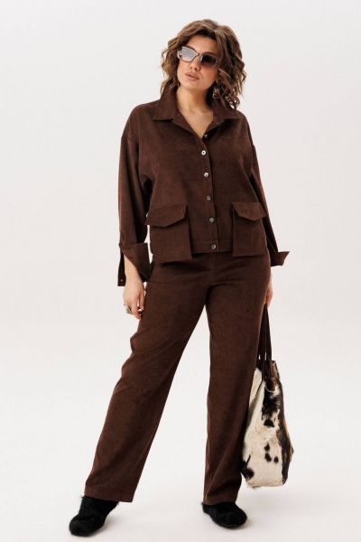 Жакет Anelli 1528.2 макадамия - фото 7