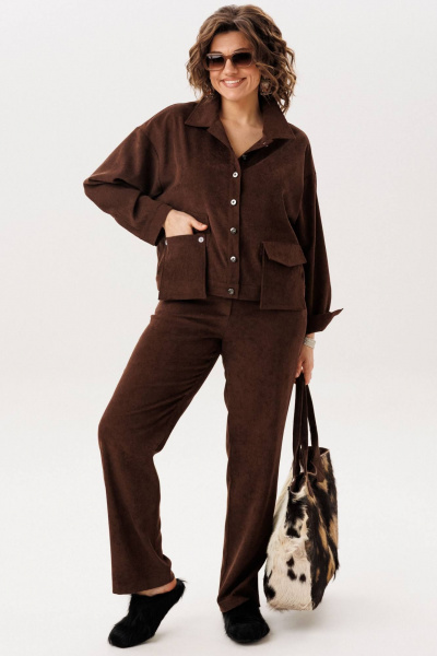 Жакет Anelli 1528.2 макадамия - фото 1