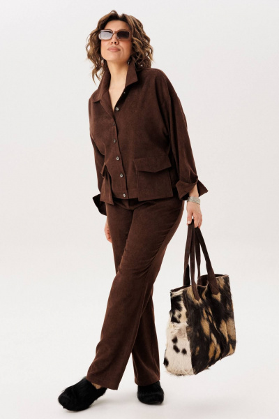 Брюки Anelli 1815 макадамия - фото 10