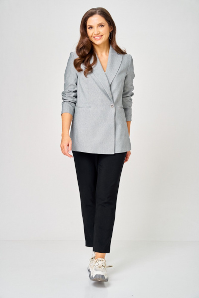 Жакет LeNata 12546 серый - фото 7