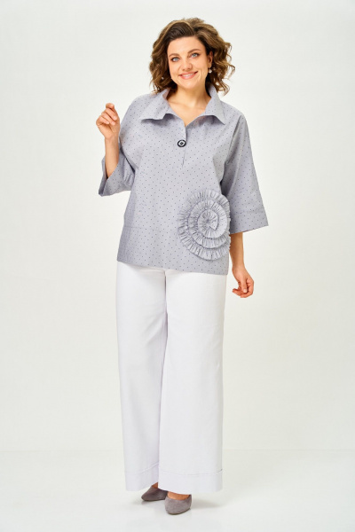 Блуза Michel chic 786/1 ниагара - фото 2