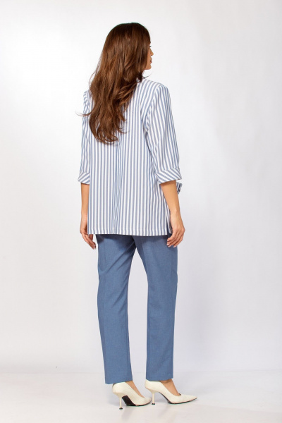 Блуза, брюки, жакет Tensi 371 джинс - фото 7