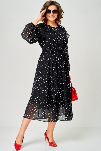 Платье EVA GRANT 7177С горох - фото 14