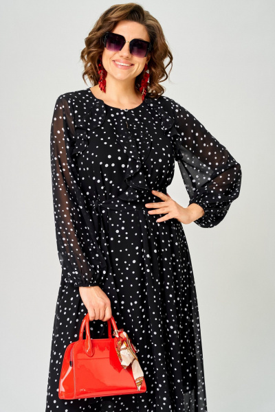 Платье EVA GRANT 7177С горох - фото 7