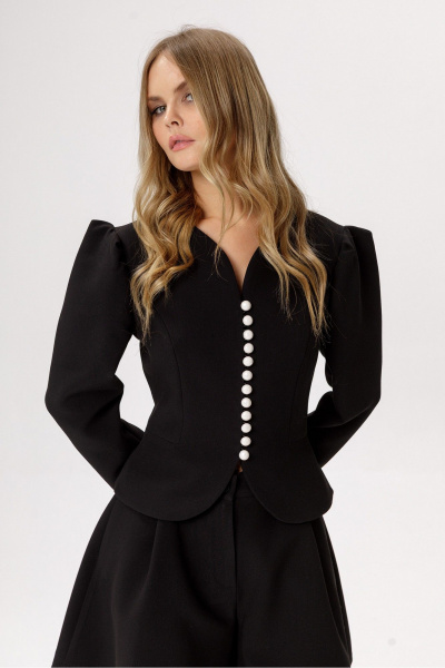 Жакет, шорты PiRS 6663 черный - фото 5