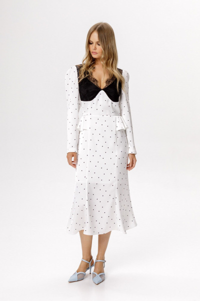 Платье PiRS 6678 белый - фото 5