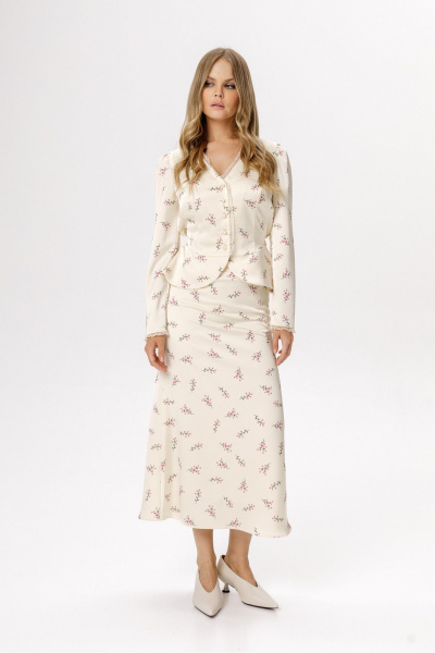 Блуза PiRS 6681 сливочный - фото 8