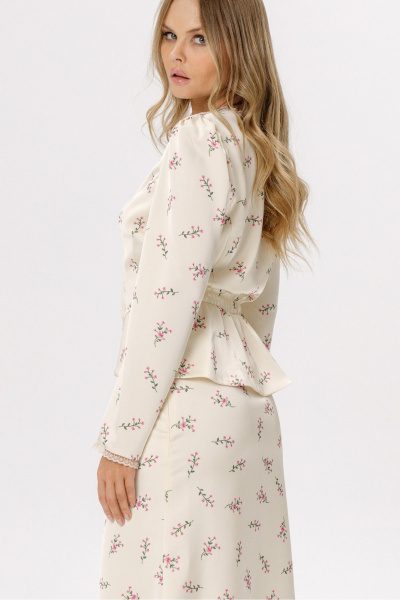 Блуза PiRS 6681 сливочный - фото 3