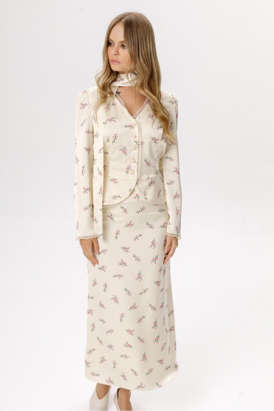 Юбка PiRS 6682 сливочный - фото 6