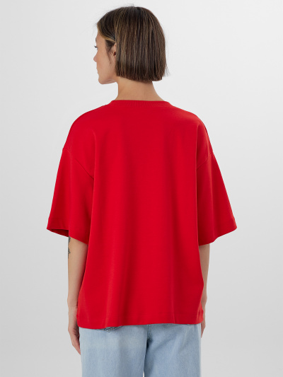 Футболка Mark Formelle 112961/24-30075П-2 алый_закат_печать1_1_сл_на_пол - фото 3