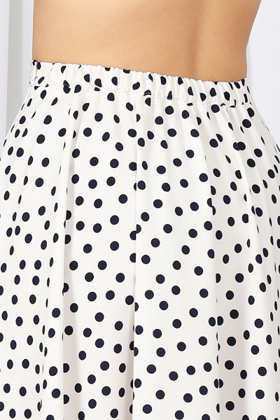 Блуза, брюки Ninele 5992 молочный+горох - фото 11