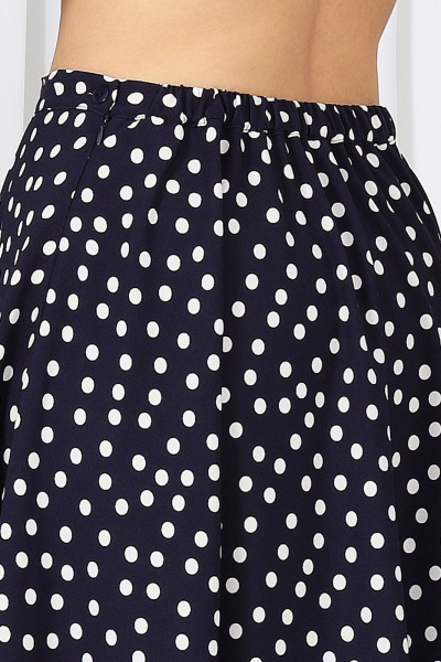 Блуза, брюки Ninele 5992 синий+горох - фото 9