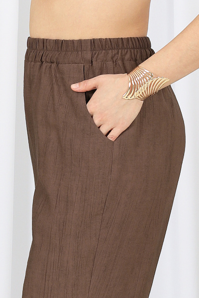 Блуза, брюки Ninele 7497 коричневый - фото 11