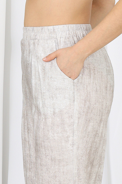 Блуза, брюки Ninele 7497 светло-бежевый - фото 10