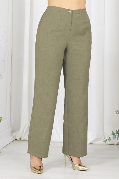 Блуза, брюки Ninele 7525 оливка - фото 9