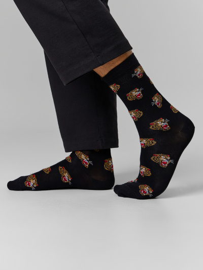 Носки Mark Formelle 017K-3491/25017K черный_рис.3491 - фото 2