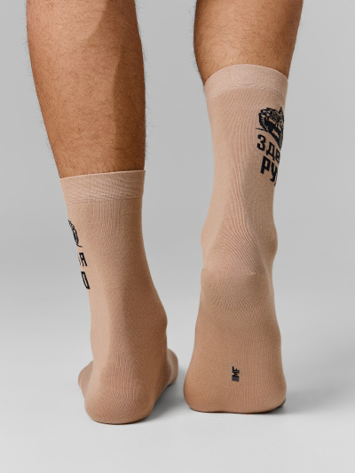 Носки Mark Formelle 017K-3552/26017K капучино_рис.3552 - фото 3