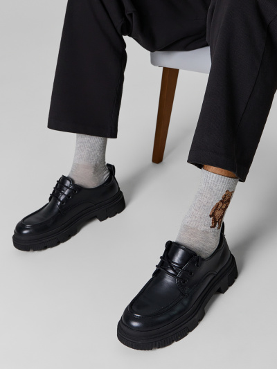 Носки Mark Formelle 106K-3554/26106K серый_меланж_рис.3554 - фото 5