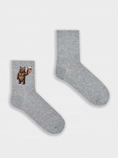 Носки Mark Formelle 106K-3554/26106K серый_меланж_рис.3554 - фото 1