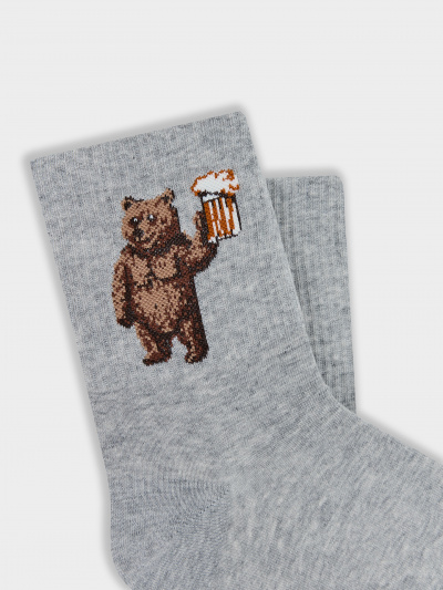 Носки Mark Formelle 106K-3554/26106K серый_меланж_рис.3554 - фото 2