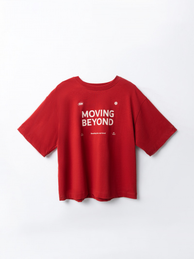 Футболка Mark Formelle 112950/25-39735П-0 красная_лава_печать_2_сл_на_пол - фото 1