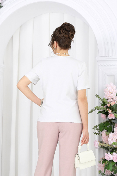 Брюки, жакет, майка Ninele 7492 пудровый - фото 14