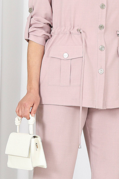 Брюки, жакет, майка Ninele 7492 пудровый - фото 3