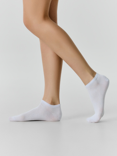 Носки Mark Formelle 306A-2308/253306A белый_сер.меланж_черный_рис.2308 - фото 2