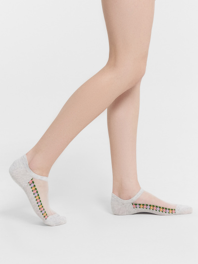 Носки Mark Formelle 369K-2765/24369K св.серый_меланж_рис.2765 - фото 2